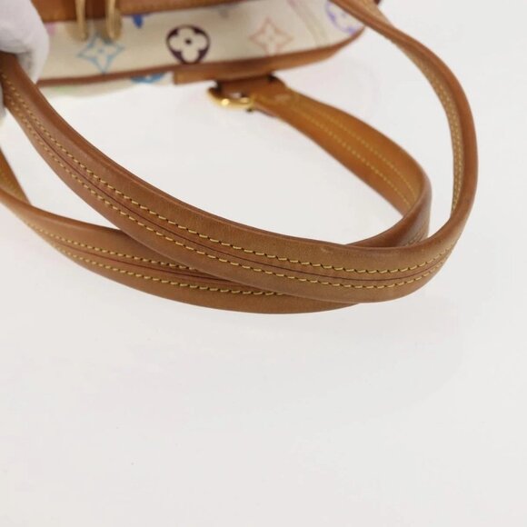 LOUIS VUITTON Monogram Multicolor Claudia Hand Bag White M40193 LV Auth 145078 - Picture 8 of 16